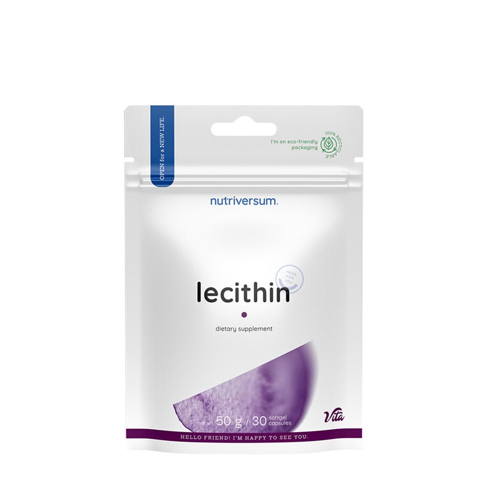 Nutriversum Lecithin - 50g / 30 mjuka kapslar