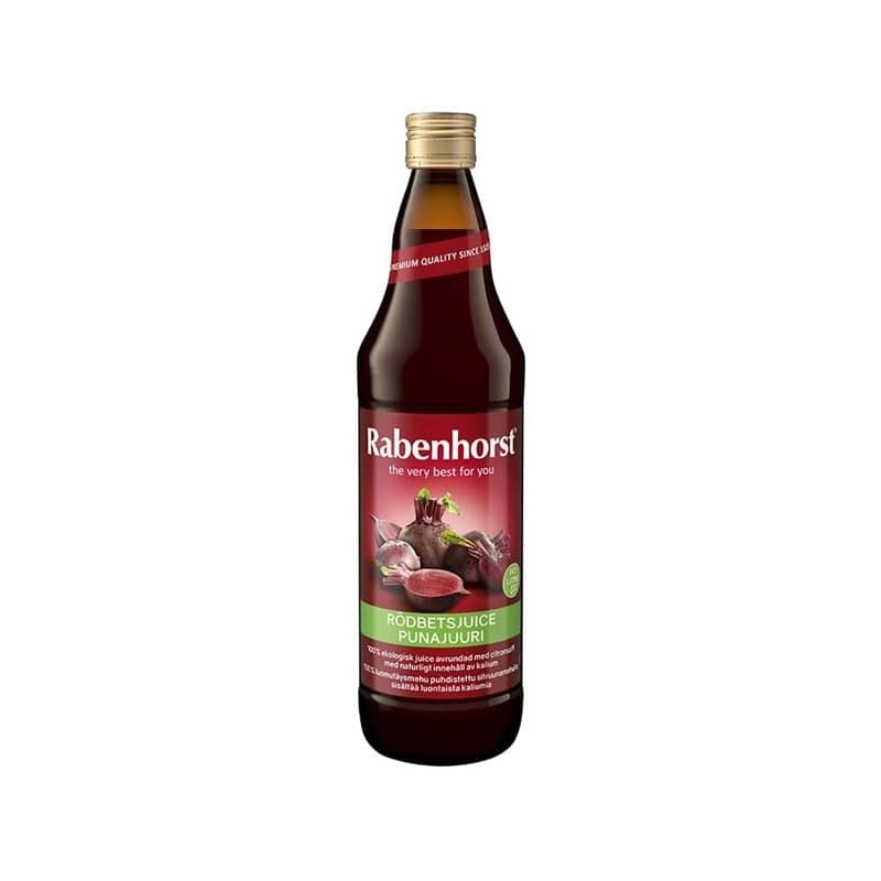 Rabenhorst Rödbetsjuice 750ml – Rabenhorst förpackning