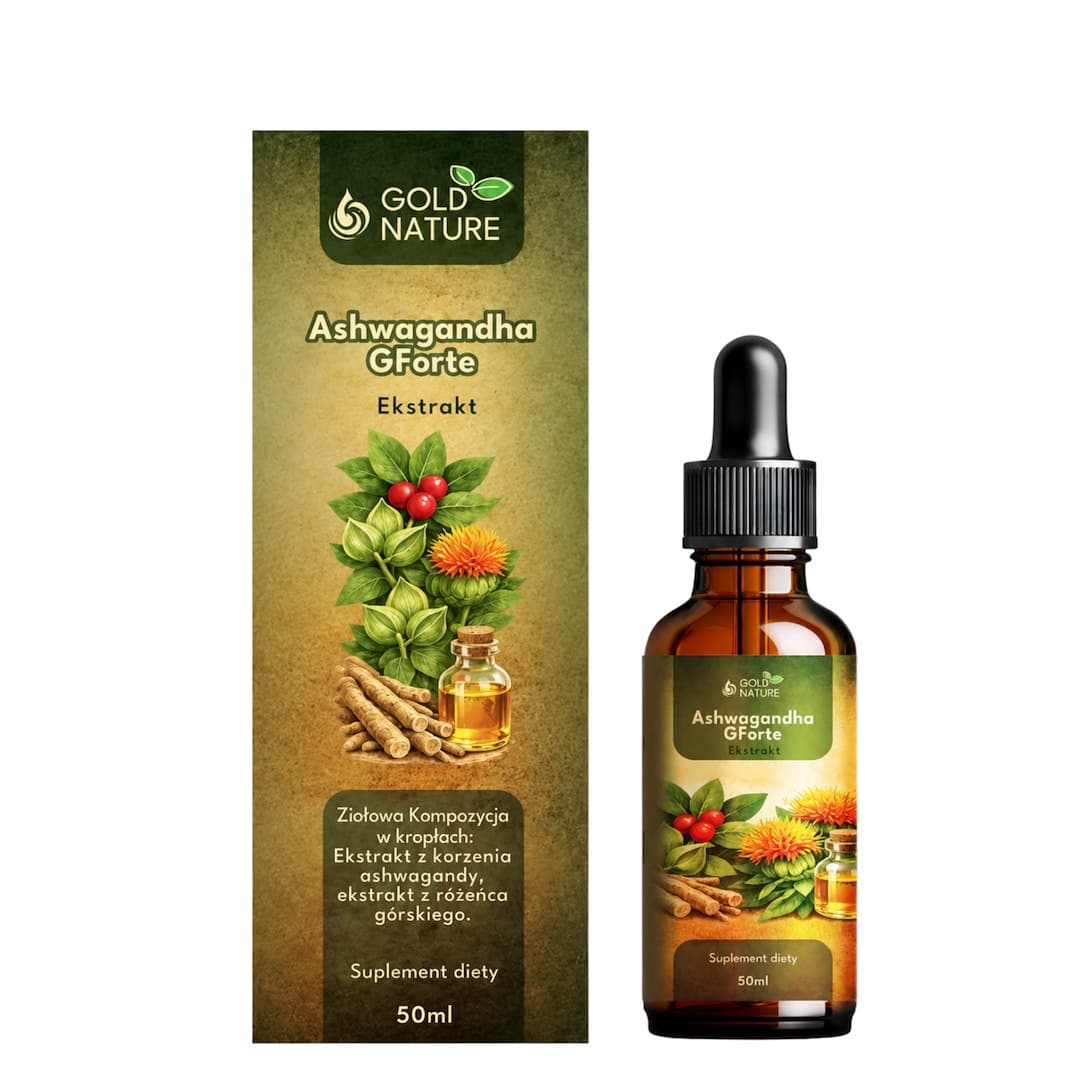 GOLDFARMEX Ashwagandha GForte gouttes 50ml – Gold Nature packaging