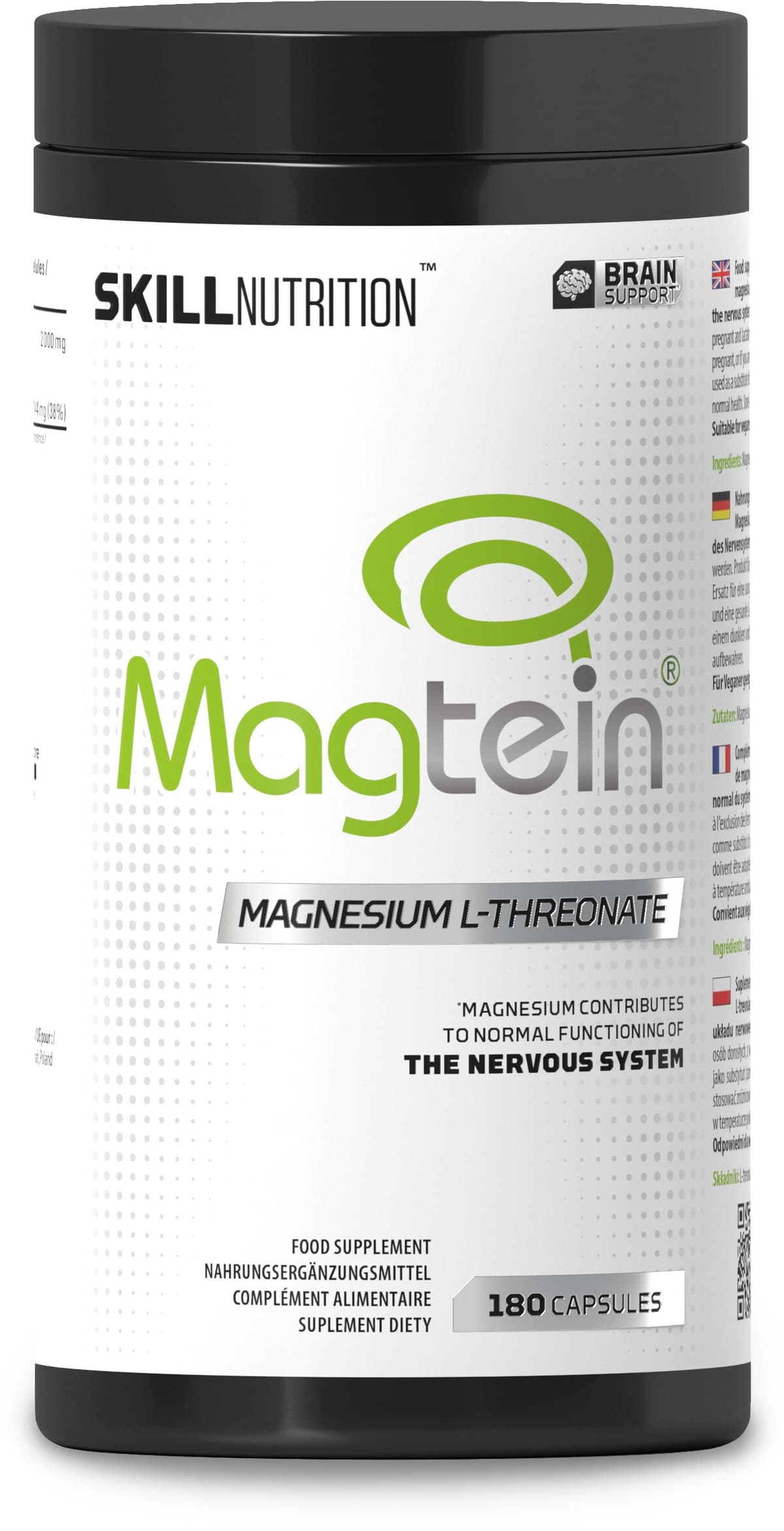 Skill Nutrition - Magtein Magnésio L-Treonato – Skill Nutrition packaging