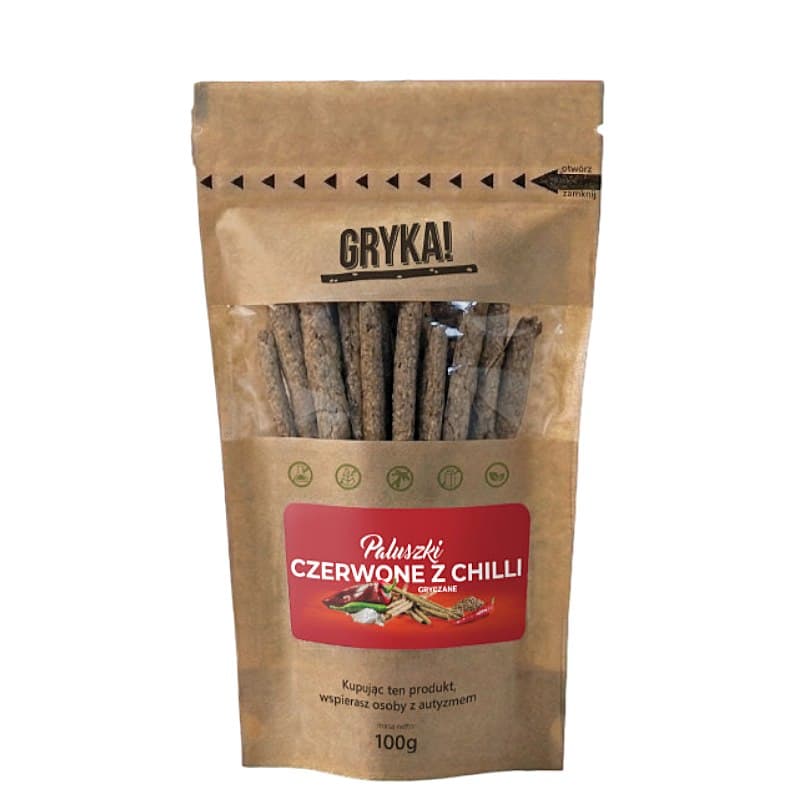 GRYKAI - GRYKA! Buchweizensticks mit Zwiebelgeschmack – GRYKAI Verpackung