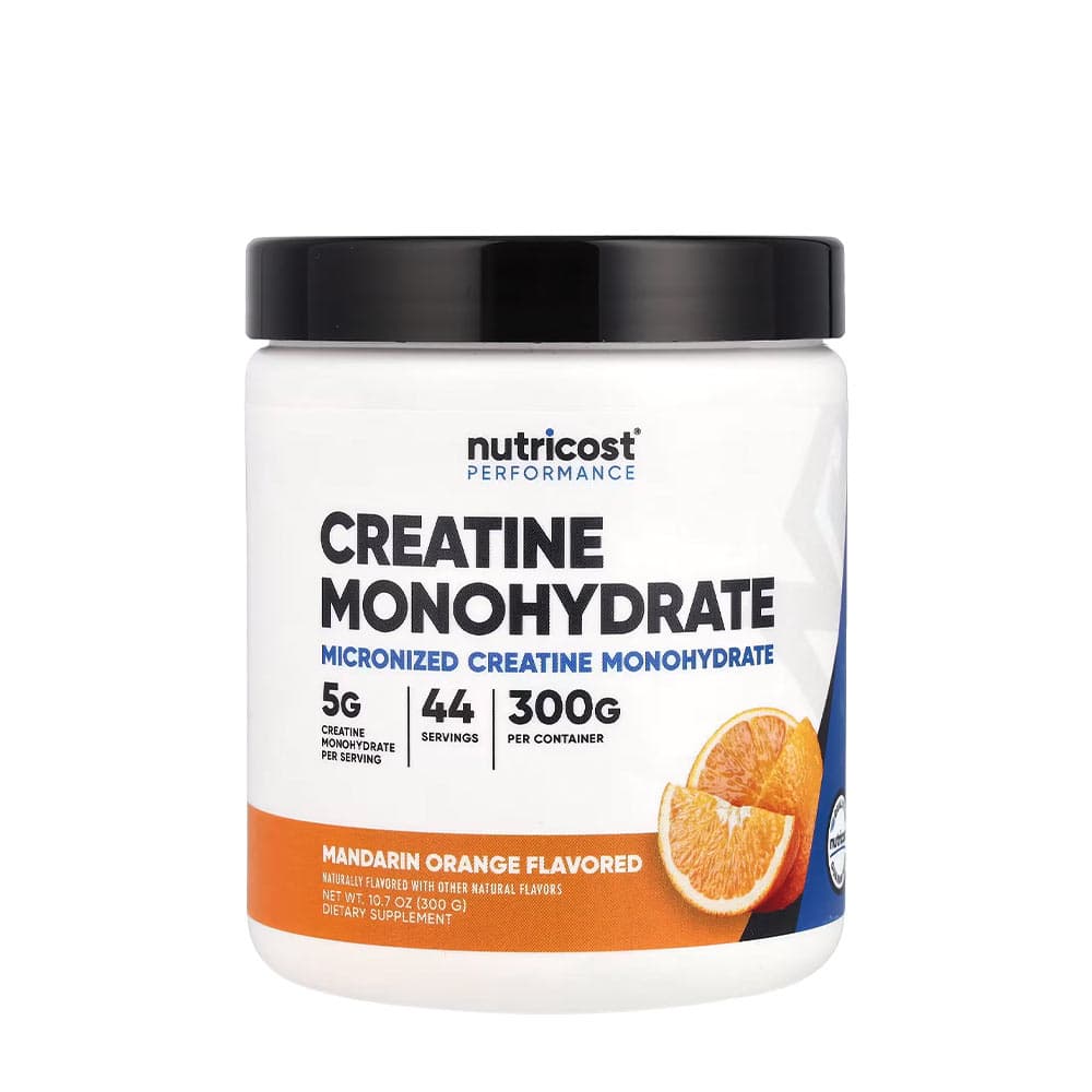 Nutricost Mandarin Orange Creatine Monohydrate Powder 300g – Nutricost packaging