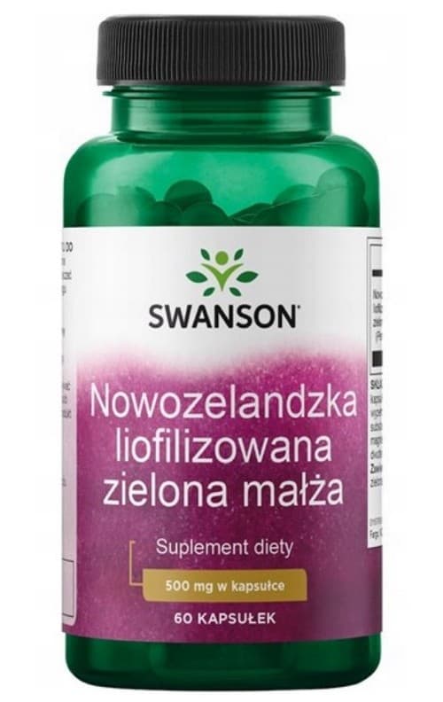 Swanson Green Lipped Mussel 500 mg - 60 capsules
