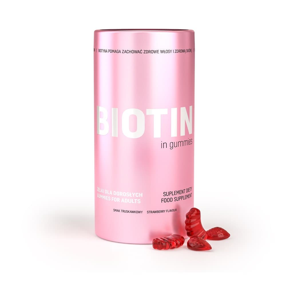 Noble Health Biotyna w żelkach 60 żelek – Noble Health förpackning