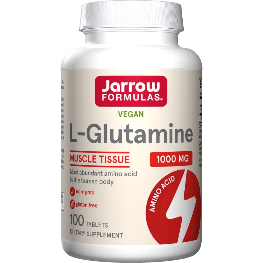 Jarrow Formulas - L-Glutamin, 1000mg - 100 tabletter – Jarrow Formulas emballage