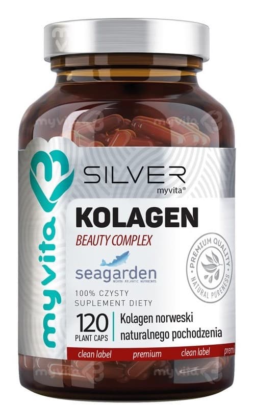 Myvita - Silver Collagen Beauty - 120 Kapseln – MyVita Verpackung