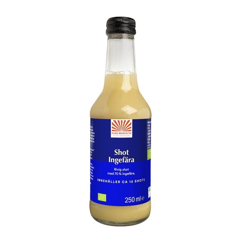 Ingefærshot 250ml – Kung Markatta verpakking