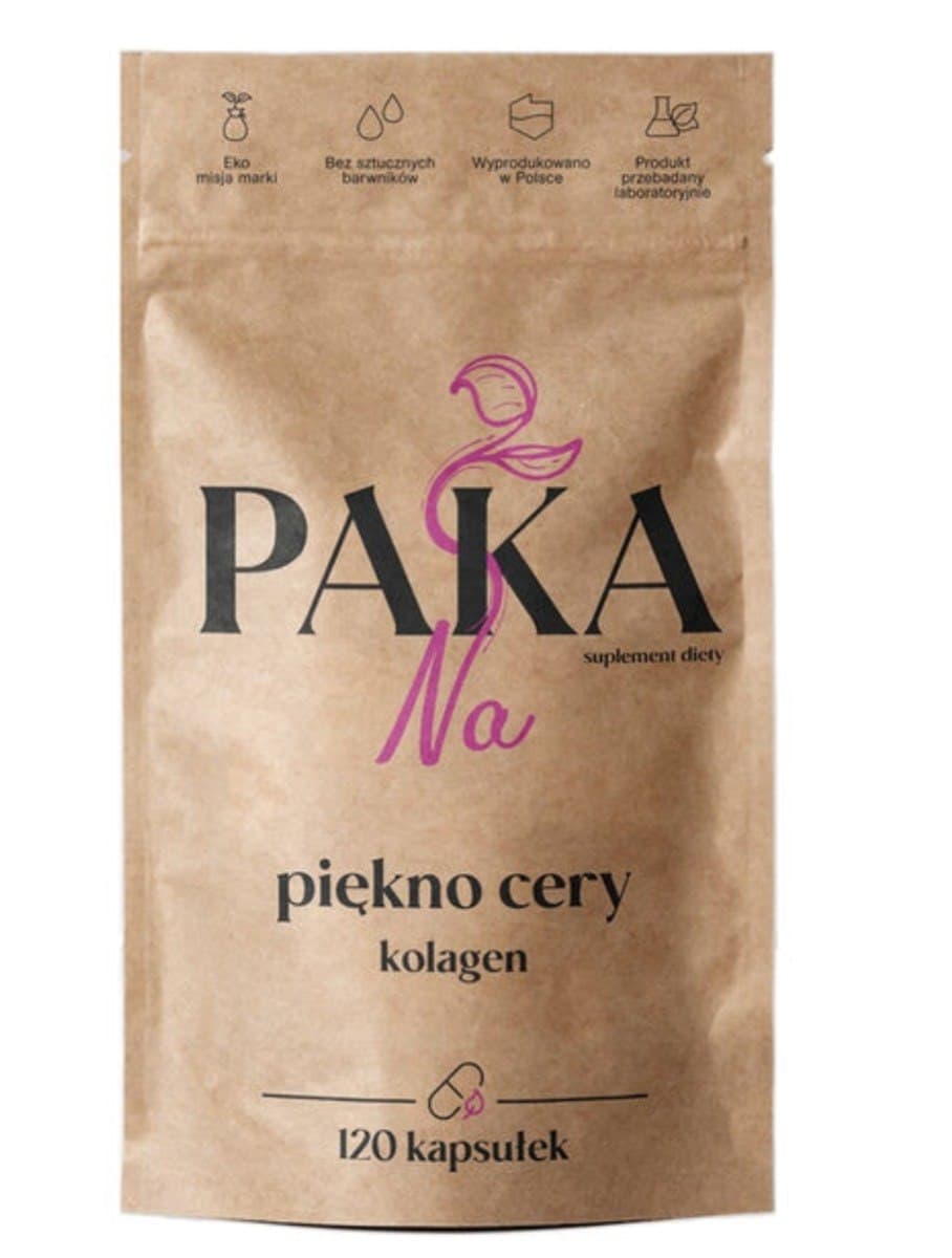 Paka Natury Na piękno cery Kollagen Fisch 120 Kapseln
