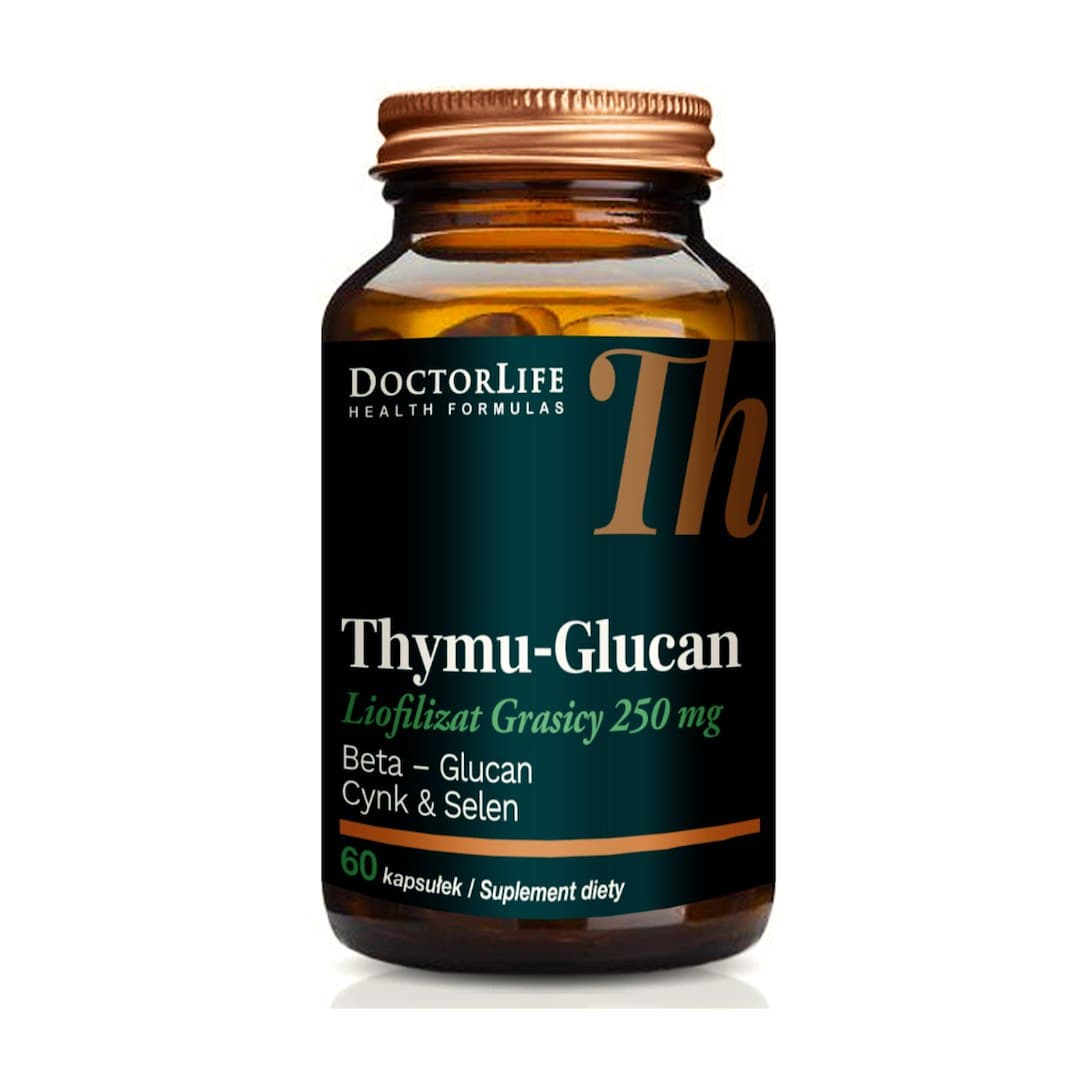Doctor Life Thymu-Glucan Hydrolysat aus Thymus, Betaglucan 60 Kapseln – Doctor Life Verpackung