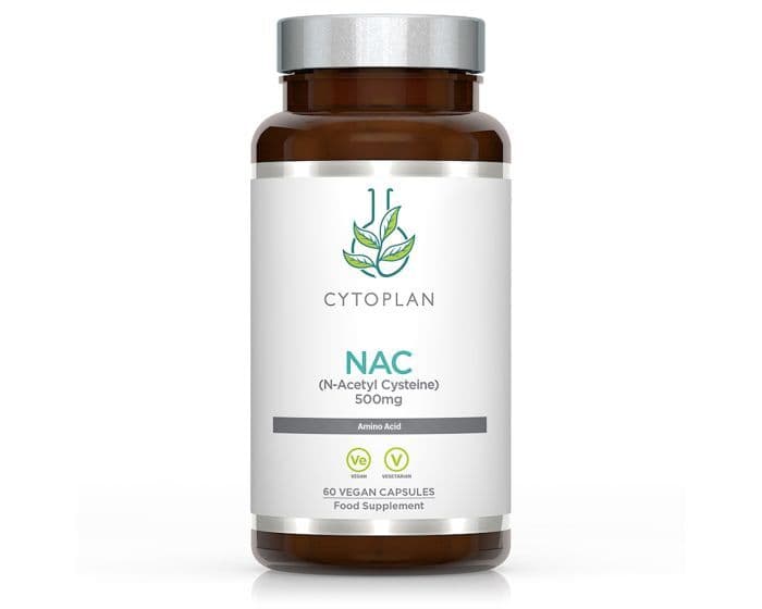 Cytoplan - NAC (N-Acetyl Cysteïne) 500 mg, 60 veganistische capsules – Cytoplan verpakking