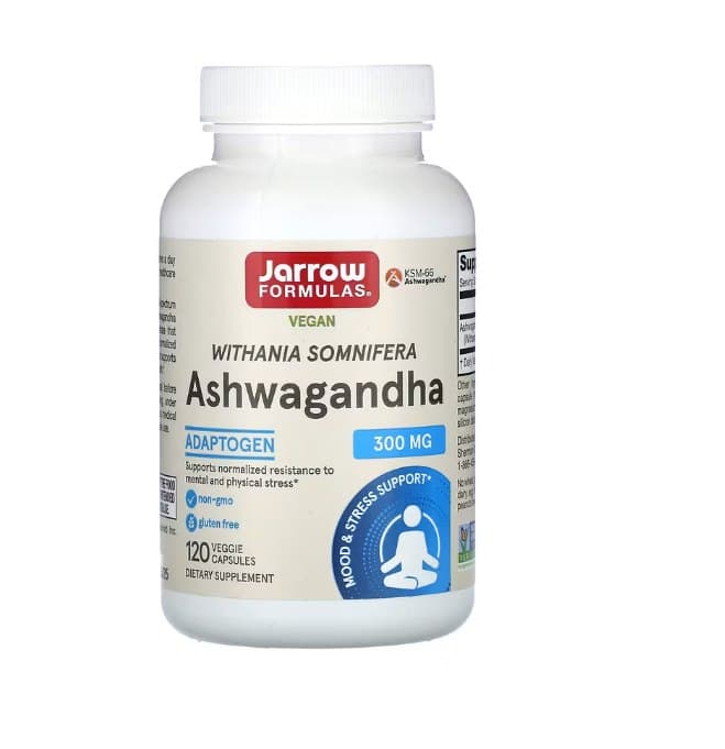 Jarrow Formulas - Ashwagandha - 120 Vcaps – Jarrow Formulas emballage