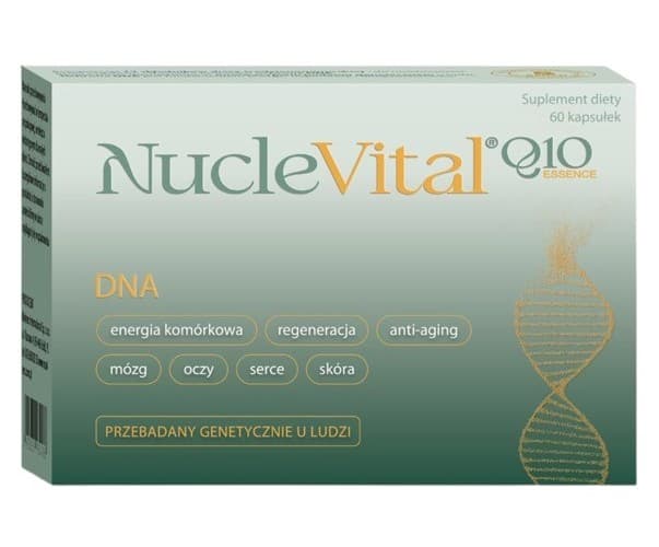 Nuclevital - Q10 Essence - 60 capsules – NucleVital verpakking