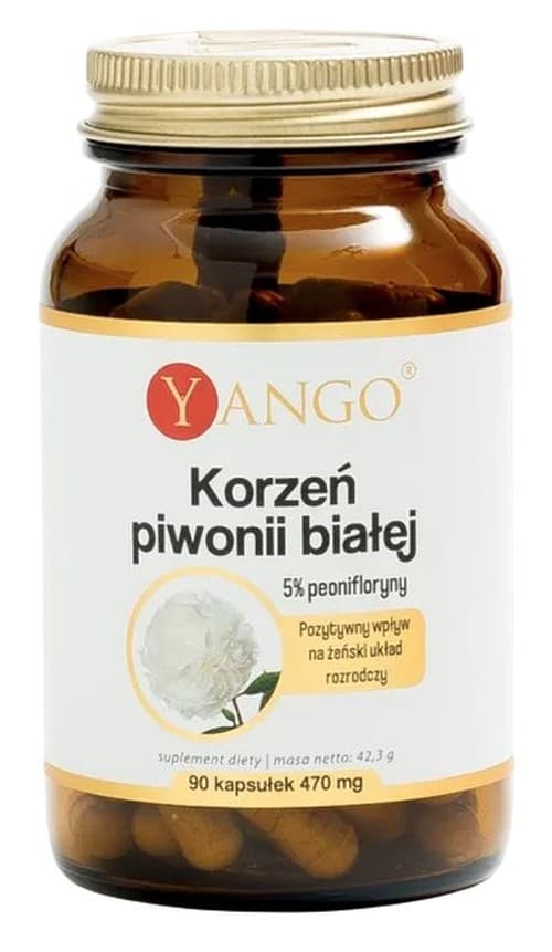 Yango White Peony Root 5% Paeoniflorin - 90 Capsules