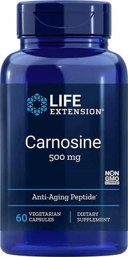 Life Extension - Carnosine - 500mg - 60 vegetarische capsules – Life Extension packaging