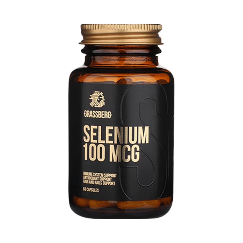 Grassberg Selen 100 mcg - Bez smaku – Grassberg opakowanie