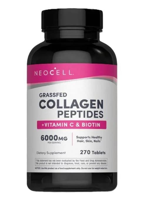 Neocell - Collageenpeptiden van grasgevoerde runderen met vitamine C en biotine – verpakking