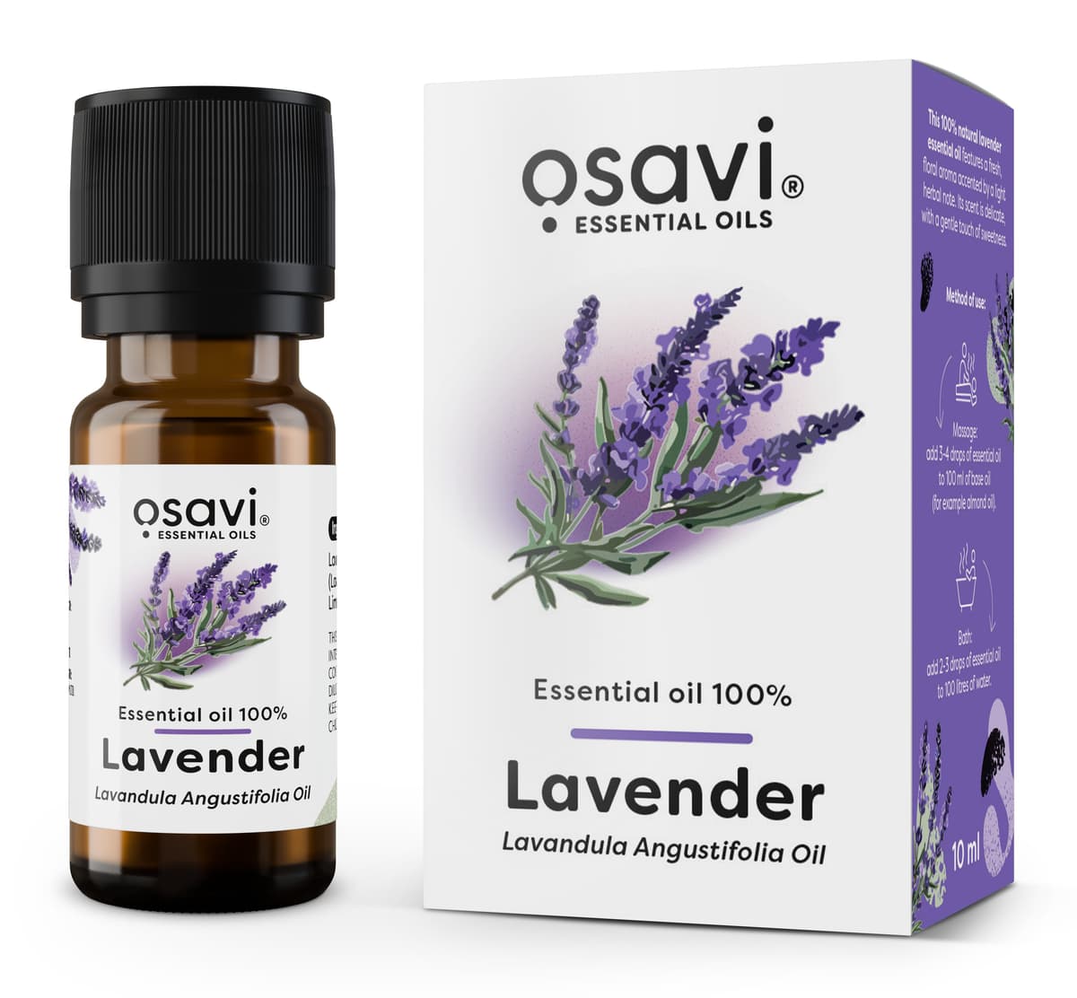 Osavi - Essential Oil 100%, Lavender – Osavi förpackning