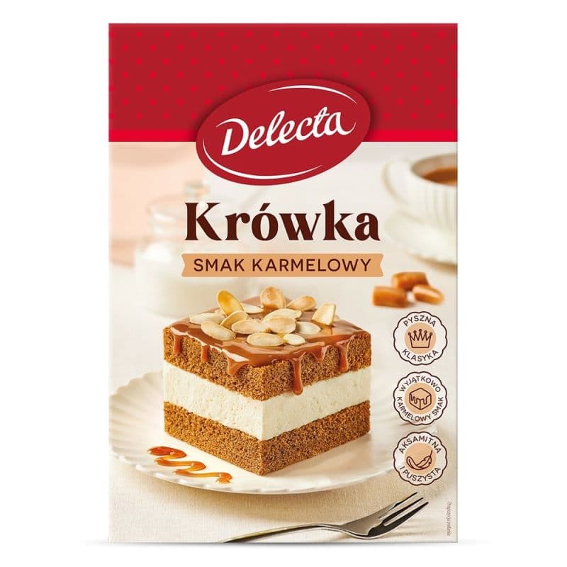 Delecta Ciasto Krowka 530 g – Delecta packaging