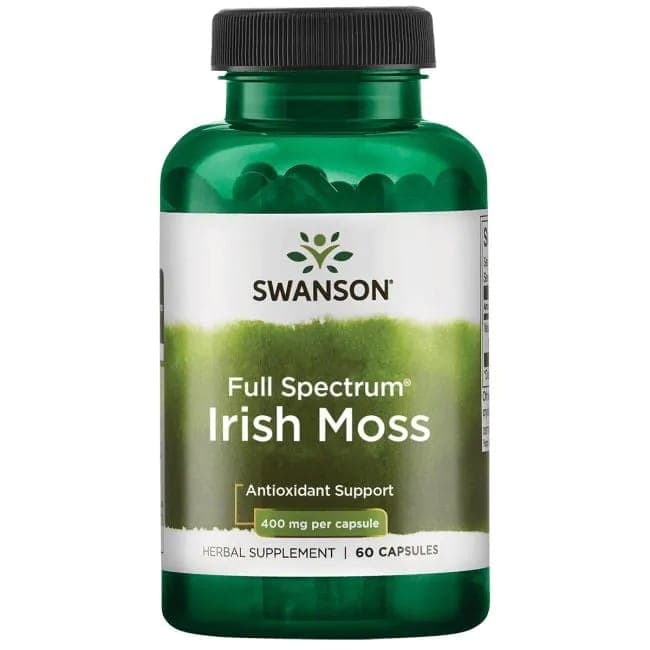 Swanson Full Spectrum Irish Moss 400 mg – 60 capsules – Swanson verpakking