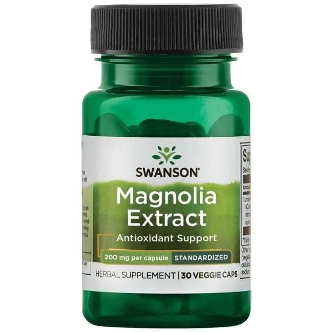 Swanson Magnolia Extract 200 mg - 30 Vegetarian Capsules
