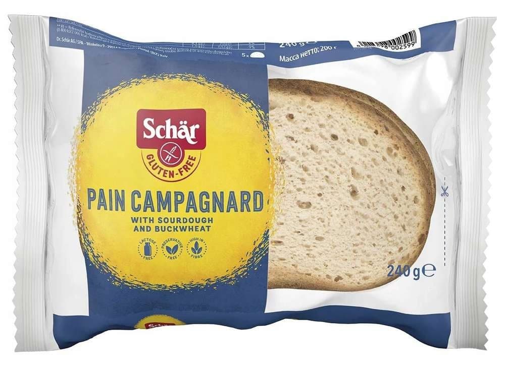 Schär - Schar Chleb wiejski Pain Campagnard 240 g – Schär förpackning
