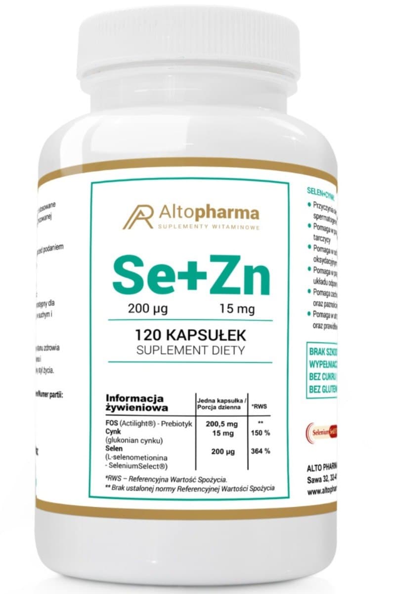 Altopharma - Se+Zn - 120 Caps