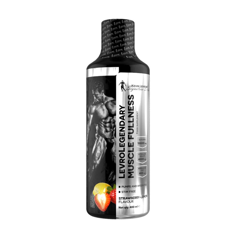 Kevin Levrone - Legendary Muscle Fullness (Strawberry Lemon - 480ml) – Kevin Levrone förpackning