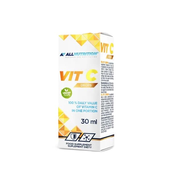 Allnutrition Vitamin C Drops 30ml – Vitamina C liquida in gocce – Allnutrition confezione