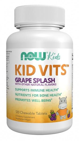 NOW Foods - Kid Vits - Multivitamínico infantil – NOW Foods packaging