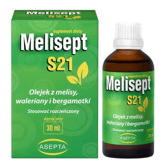 Asepta - Melissa, Valerian & Bergamot Oil – Asepta förpackning
