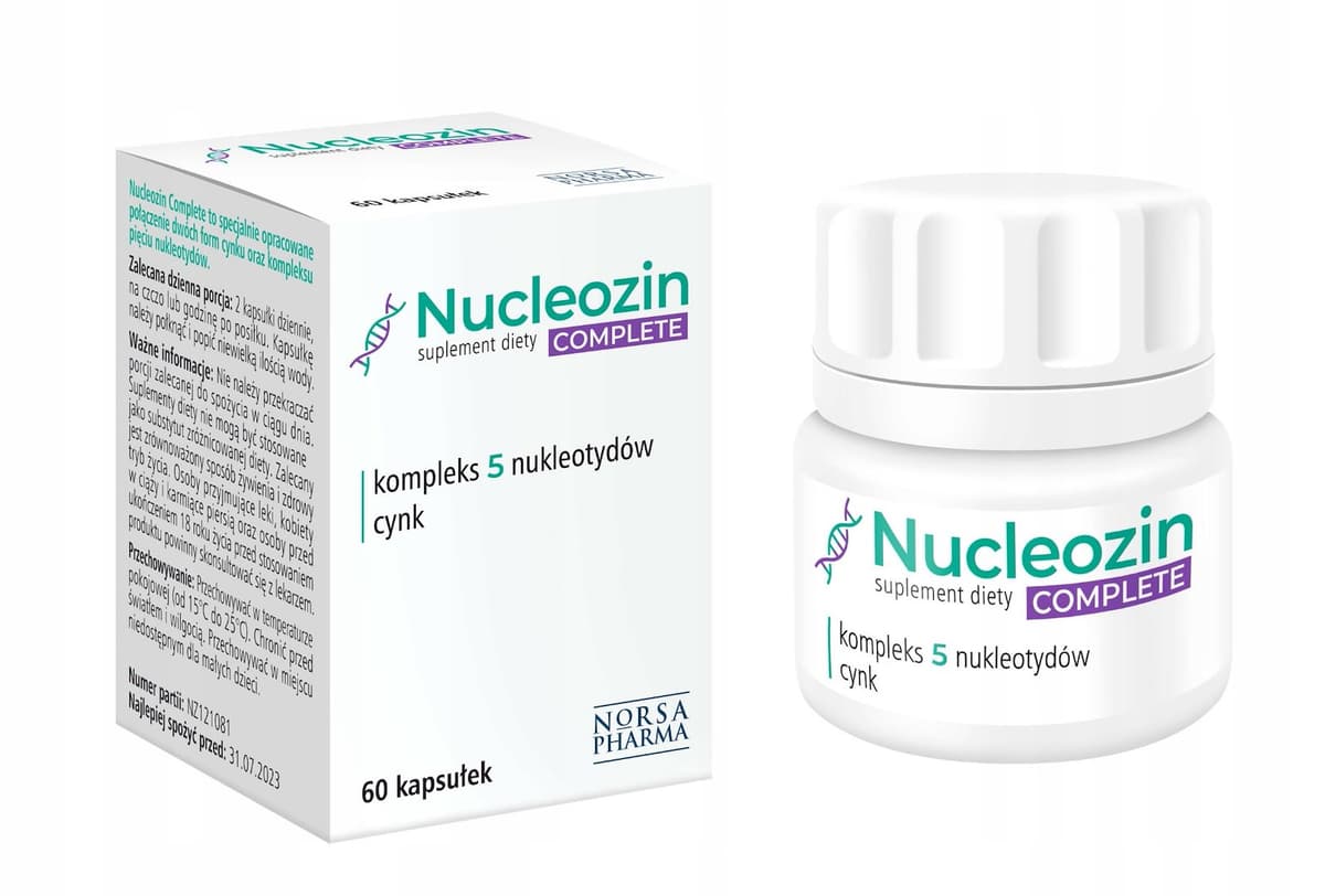 Norsa Pharma - Nucleozin Complete 60 kapslar