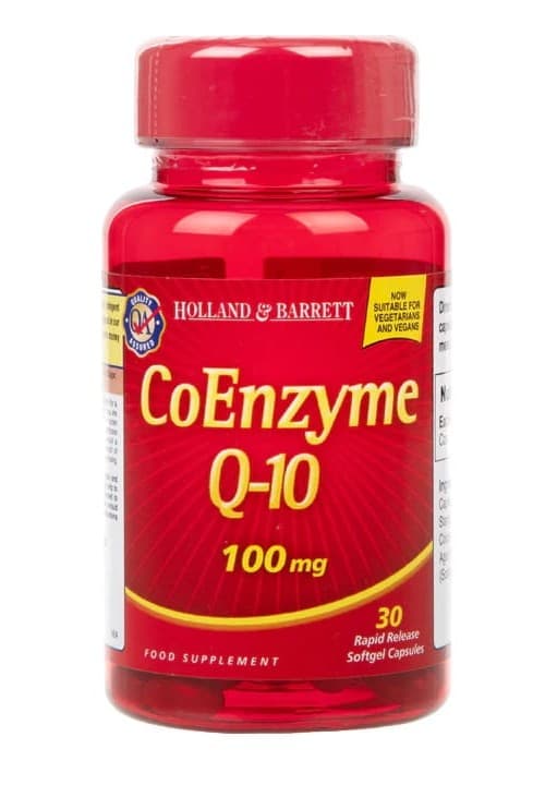 Holland & Barrett Coenzima Q10 100 mg 30 capsule – Holland & Barrett confezione