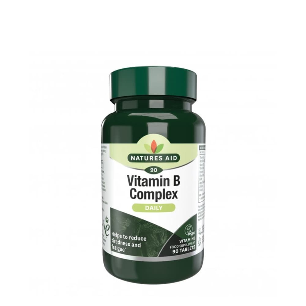 Natures Aid Vitamina B-complex - 90 compresse – Nature's Aid packaging