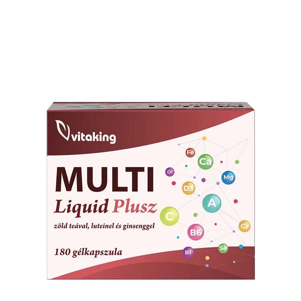 Vitaking - Multi Liquid Plusz Multivitamínico – Vitaking embalagem
