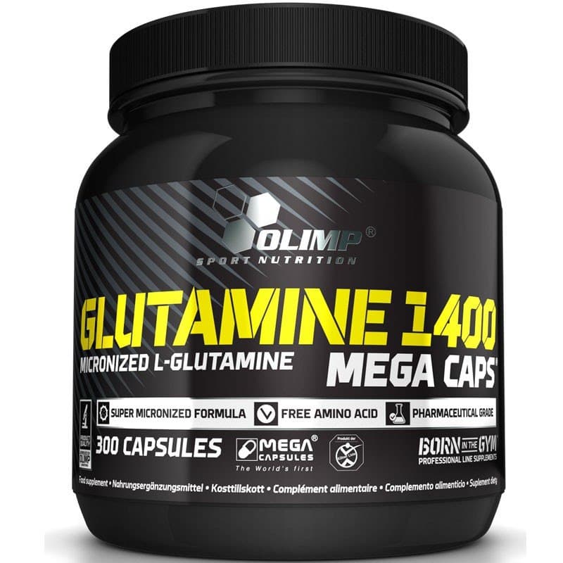 Olimp Labs - Glutamine 1400 Mega Caps – Olimp Labs packaging