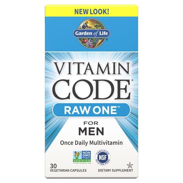 Garden Of Life - Vitamin Code Raw One For Men – Garden Of Life packaging