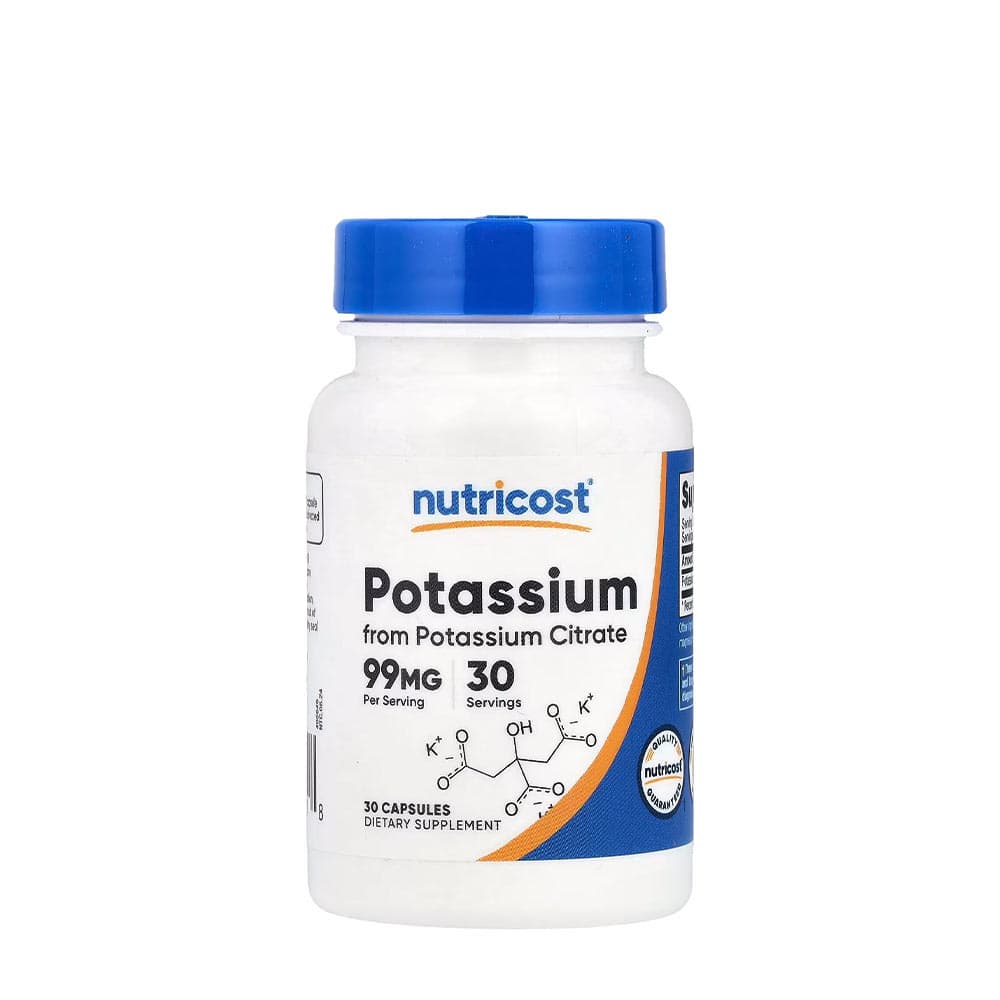 Nutricost - Potassium Citrate - 30 capsules – Nutricost packaging