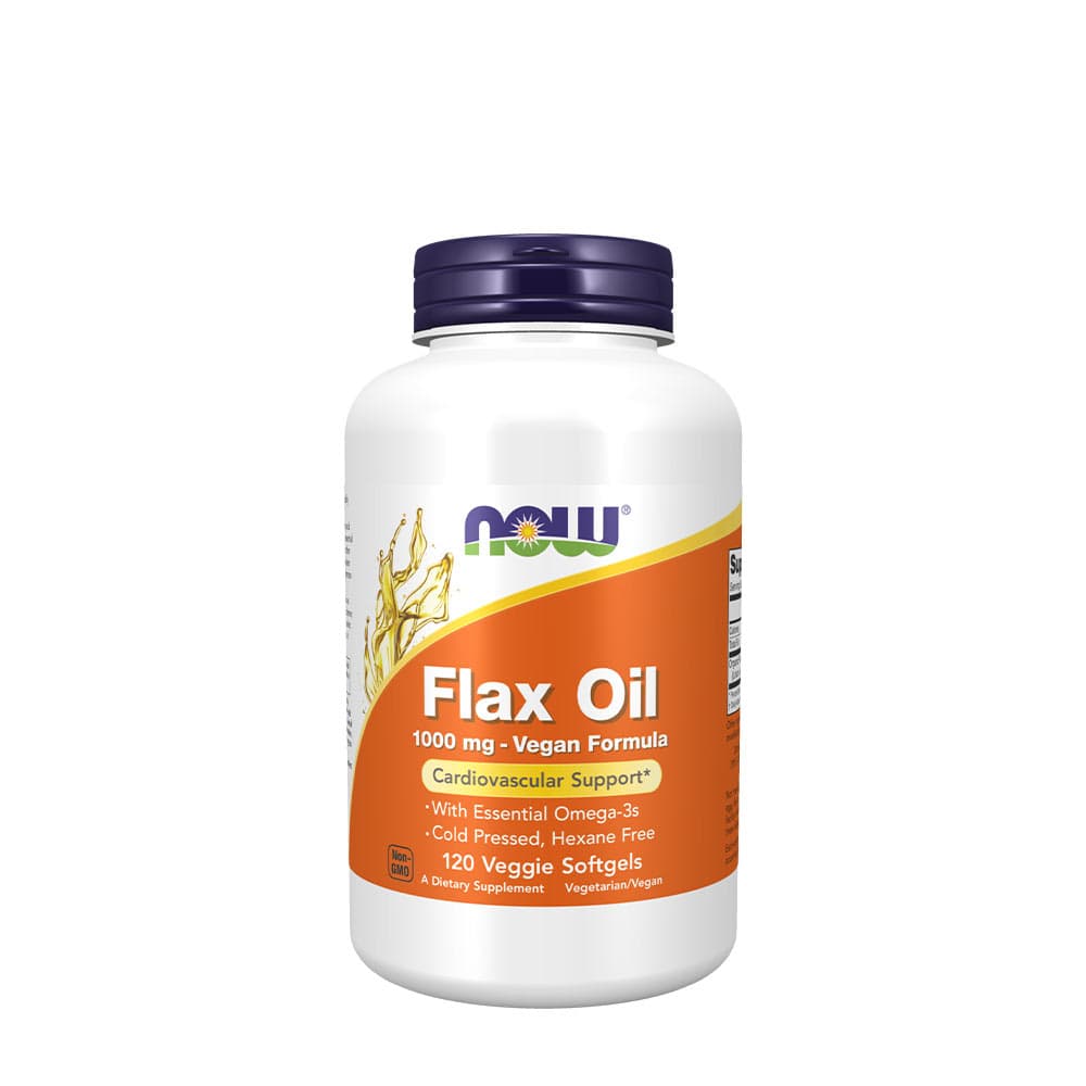 NOW Foods - Flax Oil 1000mg Vegan Formula – NOW Foods empaque
