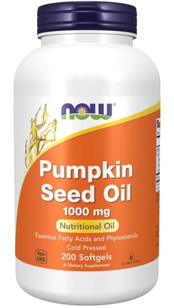 NOW Foods - Pumpkin Seed Oil 1000mg – NOW Foods packaging