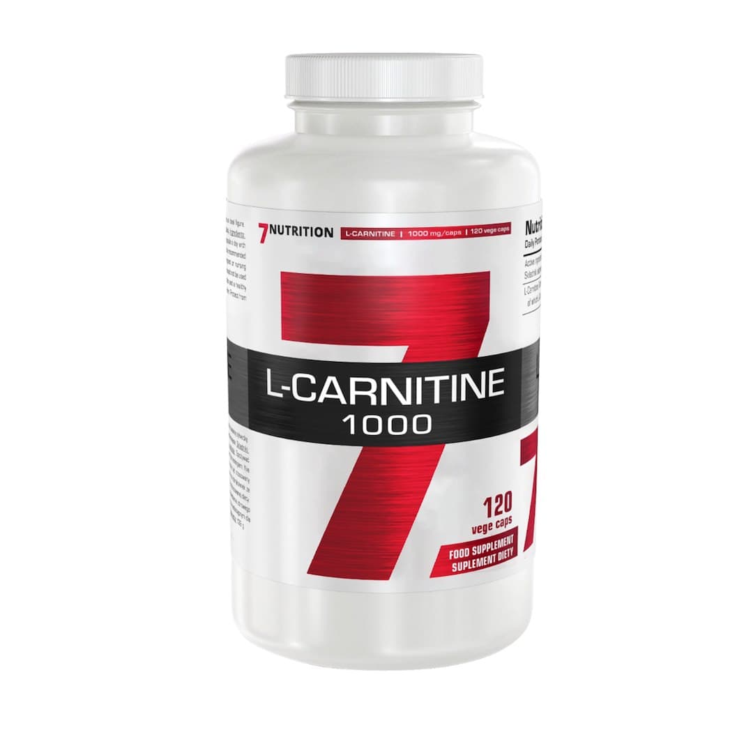 7Nutrition L-carnitine 1000 120 vegan capsules – 7 Nutrition packaging