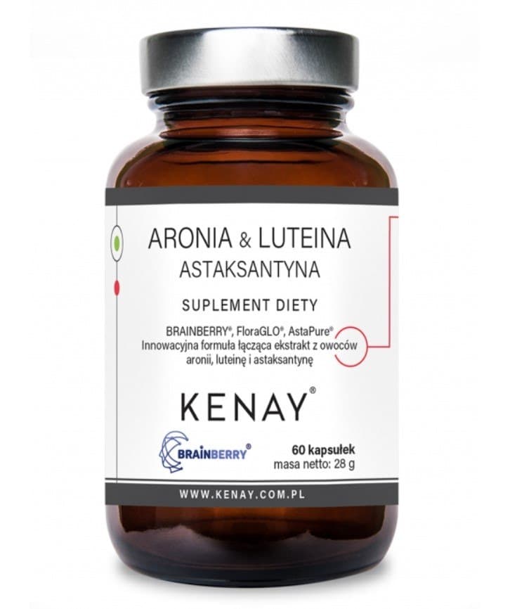 Kenay - Aronia & Luteina Astaxantina - 30 capsule – Kenay packaging
