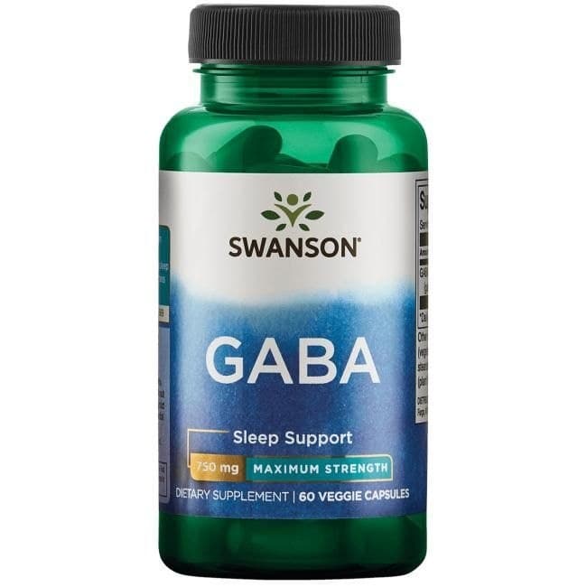 Swanson GABA 500 mg veganistische capsules – Swanson packaging