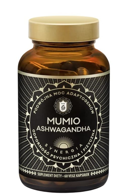 Nami - Mumio Ashwagandha - 60 Vege Caps – Nami förpackning