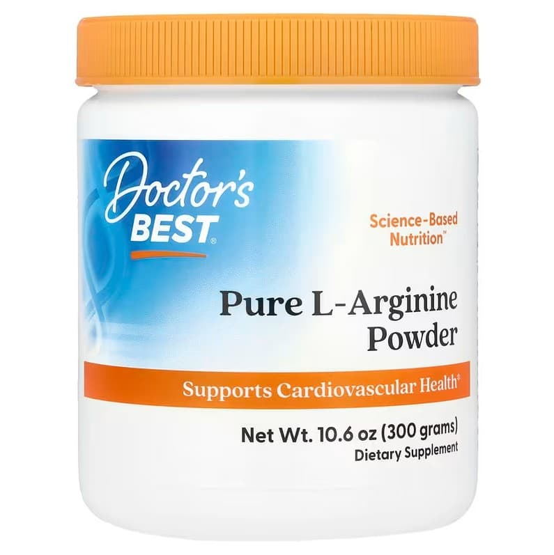 Doctor's Best Pure L-Arginine Powder 300g – Doctor's Best emballage