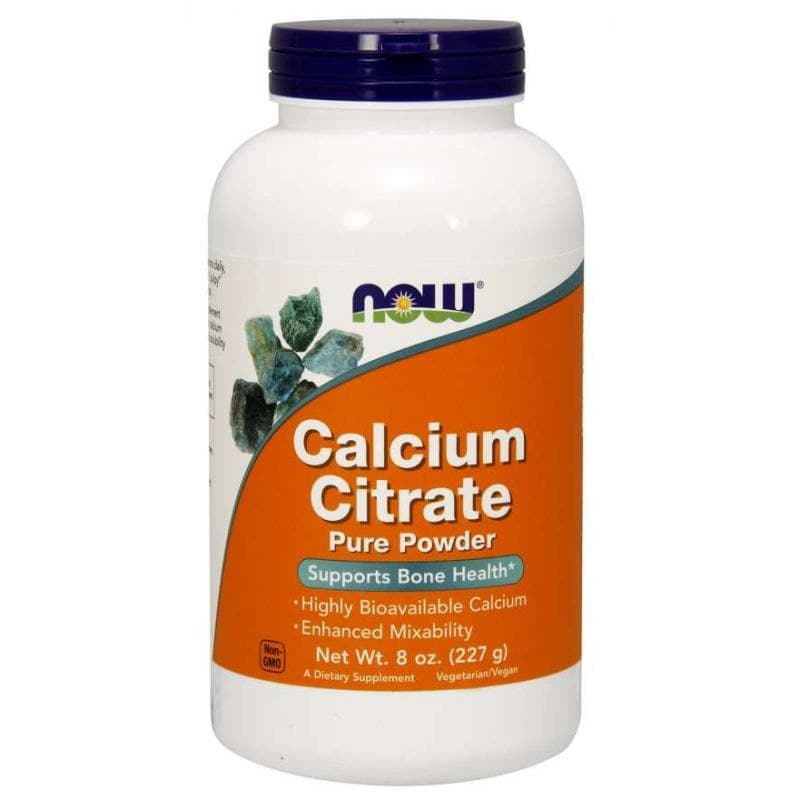NOW Foods - Calcium Citrate Pure Powder 454 g – NOW Foods förpackning
