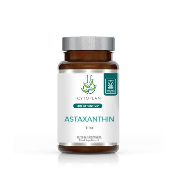 Cytoplan - Astaxanthin, 8mg - 60 vegkapslar – Cytoplan Verpackung