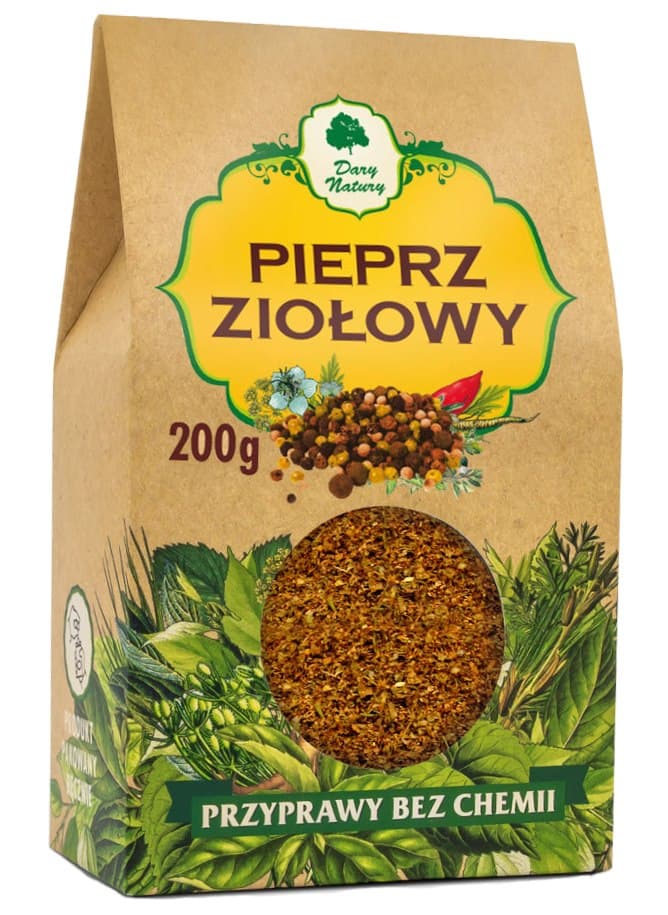Dary Natury - Herbal Pepper 200g – Dary Natury verpakking