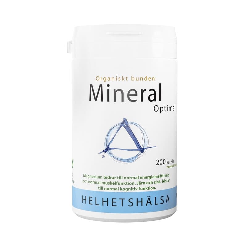 MineralOptimal 200 capsules – Helhetshälsa packaging