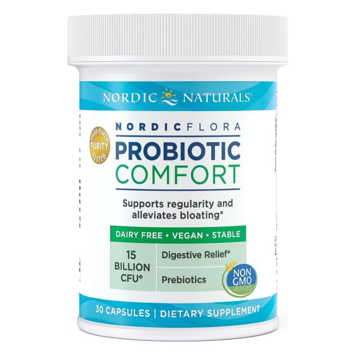 Nordic Naturals - Nordicflora Probiotic Comfort - 30 kapsler – Nordic Naturals packaging