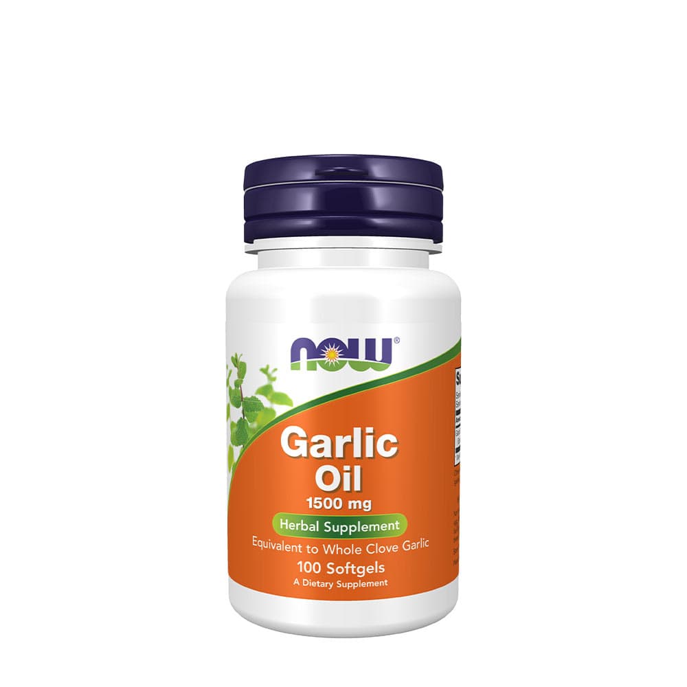 NOW Foods - Garlic Oil, 1500mg - 100 Sgels – NOW Foods Verpackung